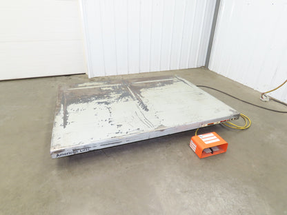 American Hydraulic Scissor Lift Table 6000lb 72x54" Top 43" Travel 3Ph