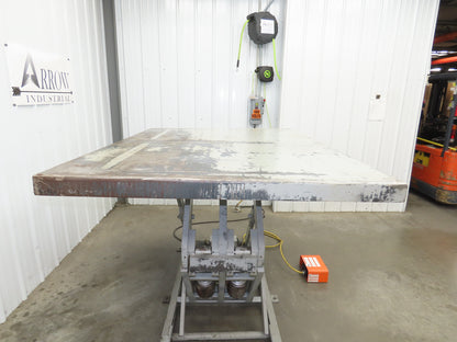 American Hydraulic Scissor Lift Table 6000lb 72x54" Top 43" Travel 3Ph