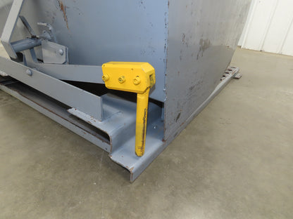 Wright 10077 Self Dumping Hopper 1 Yd Capacity 4000lb 7 Gauge Steel