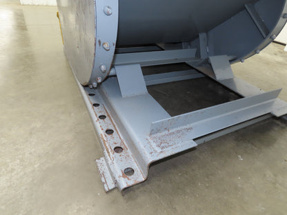 Wright 10077 Self Dumping Hopper 1 Yd Capacity 4000lb 7 Gauge Steel