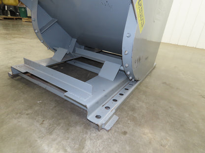 Wright 10077 Self Dumping Hopper 1 Yd Capacity 4000lb 7 Gauge Steel