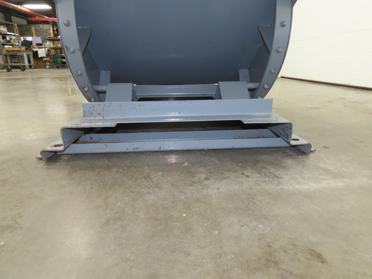 Wright 10077 Self Dumping Hopper 1 Yd Capacity 4000lb 7 Gauge Steel
