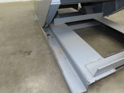 Wright 10077 Self Dumping Hopper 1 Yd Capacity 4000lb 7 Gauge Steel