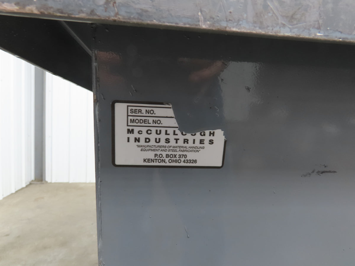 Wright 10077 Self Dumping Hopper 1 Yd Capacity 4000lb 7 Gauge Steel
