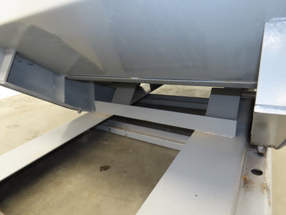 Wright 10077 Self Dumping Hopper 1 Yd Capacity 4000lb 7 Gauge Steel