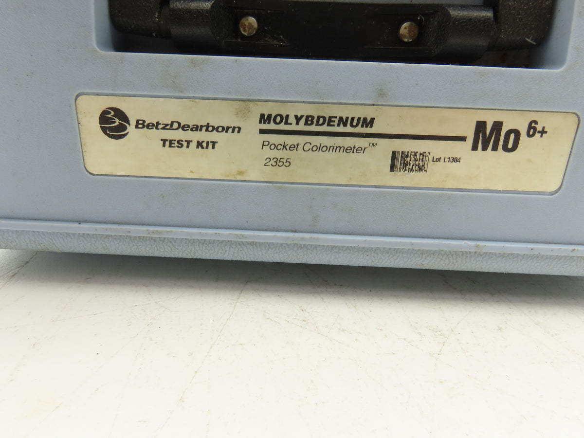 Betz Dearborn 2355 Pocket Colorimeter 6V MOLYBDENUM Kit Takes 4 AAA Batteries