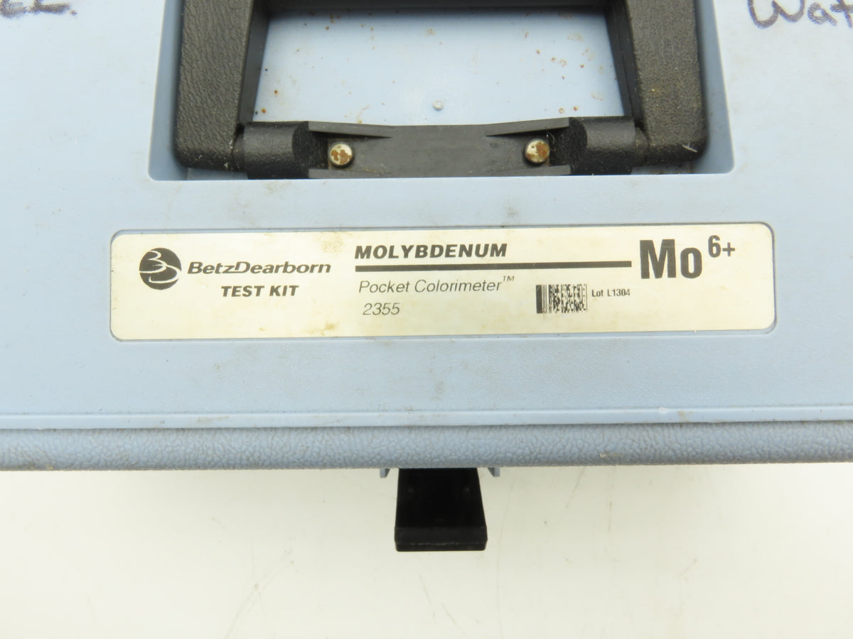 Betz Dearborn 2355 Pocket Colorimeter 6V MOLYBDENUM Kit Takes 4 AAA Batteries