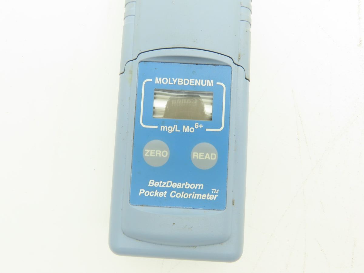 Betz Dearborn 2355 Pocket Colorimeter 6V MOLYBDENUM Kit Takes 4 AAA Batteries