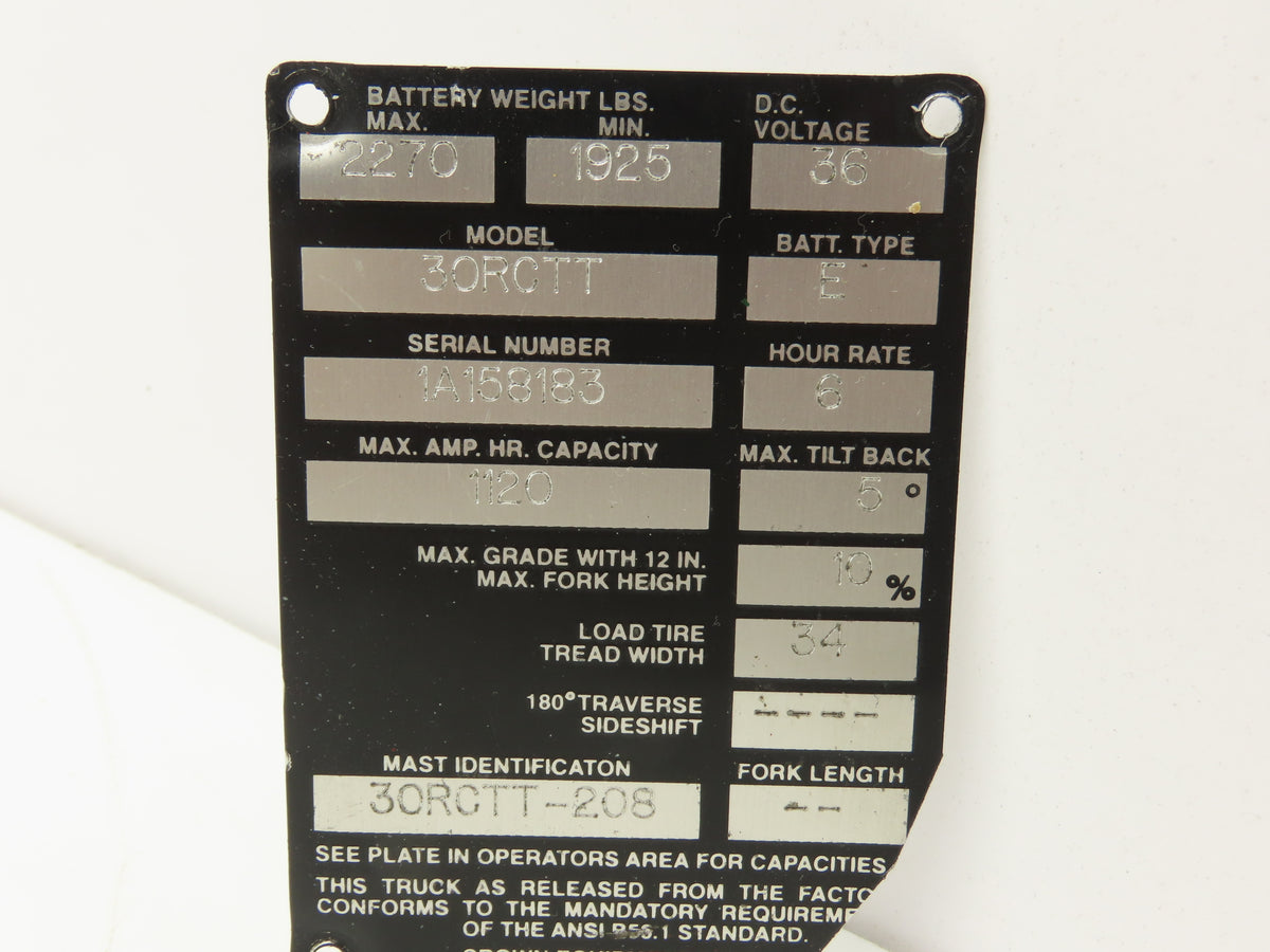 Eaton 227-1017-002 Stand On Forklift Hydraulic Power Steering Pump Off 30RCTT
