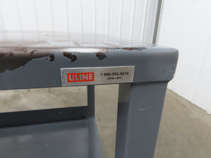 H-3077 Steel Top Welded Work Table Bench 60"x30"x34" 12 Gauge 3000lbs Capacity