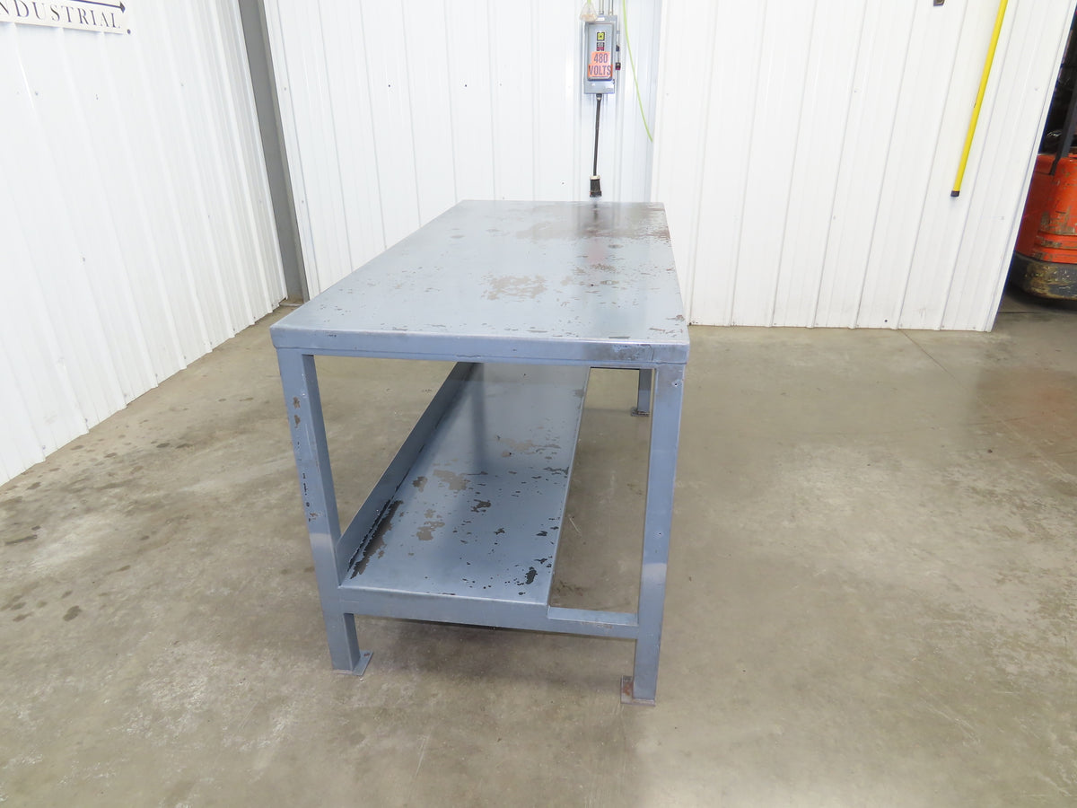 H-3077 Steel Top Welded Work Table Bench 60"x30"x34" 12 Gauge 3000lbs Capacity