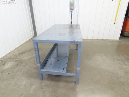 H-3077 Steel Top Welded Work Table Bench 60"x30"x34" 12 Gauge 3000lbs Capacity