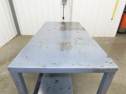 H-3077 Steel Top Welded Work Table Bench 60"x30"x34" 12 Gauge 3000lbs Capacity