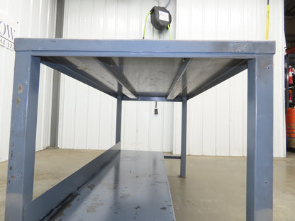H-3077 Steel Top Welded Work Table Bench 60"x30"x34" 12 Gauge 3000lbs Capacity