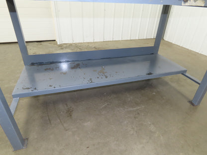 H-3077 Steel Top Welded Work Table Bench 60"x30"x34" 12 Gauge 3000lbs Capacity