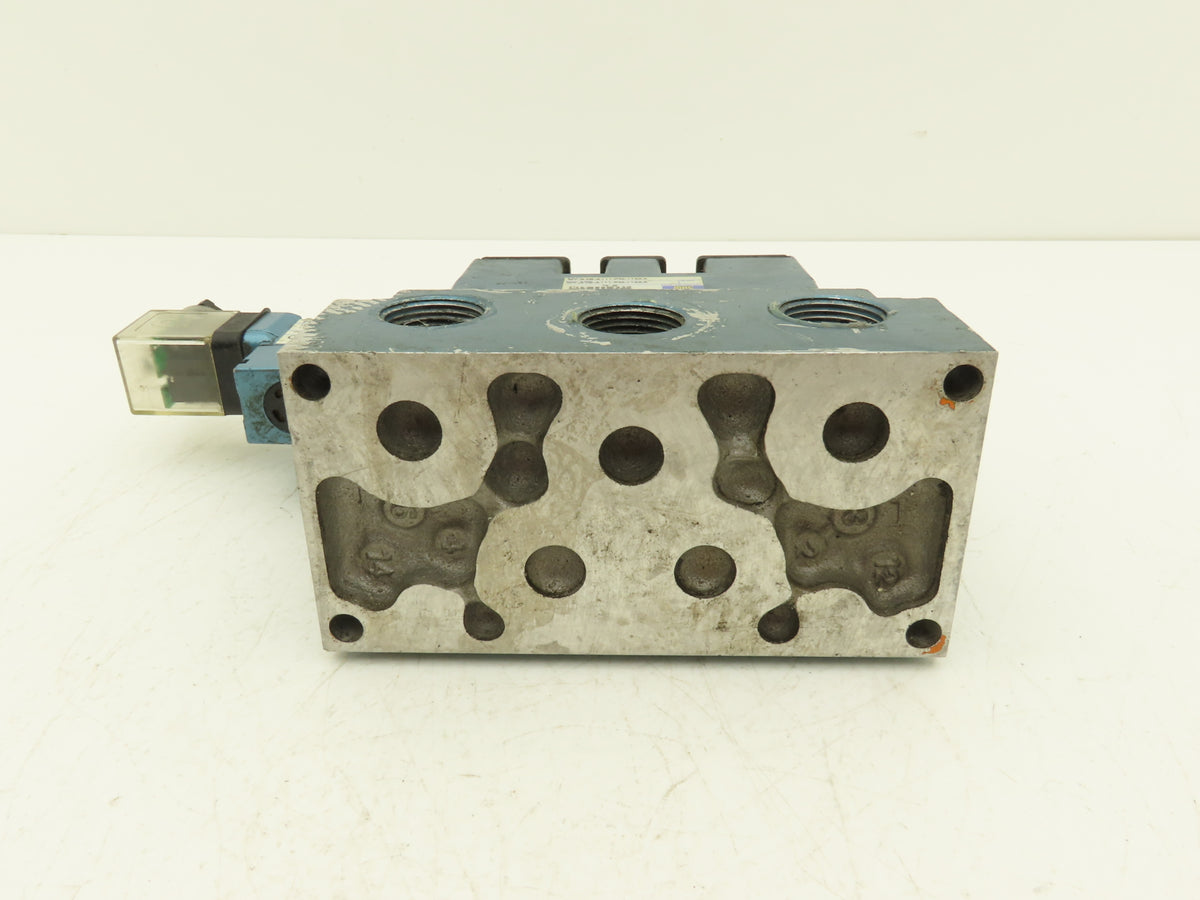 MAC MV-A3B-A111-PM-116AA Pneumatic Solenoid Valve 3/4"NPT Manifold 120V