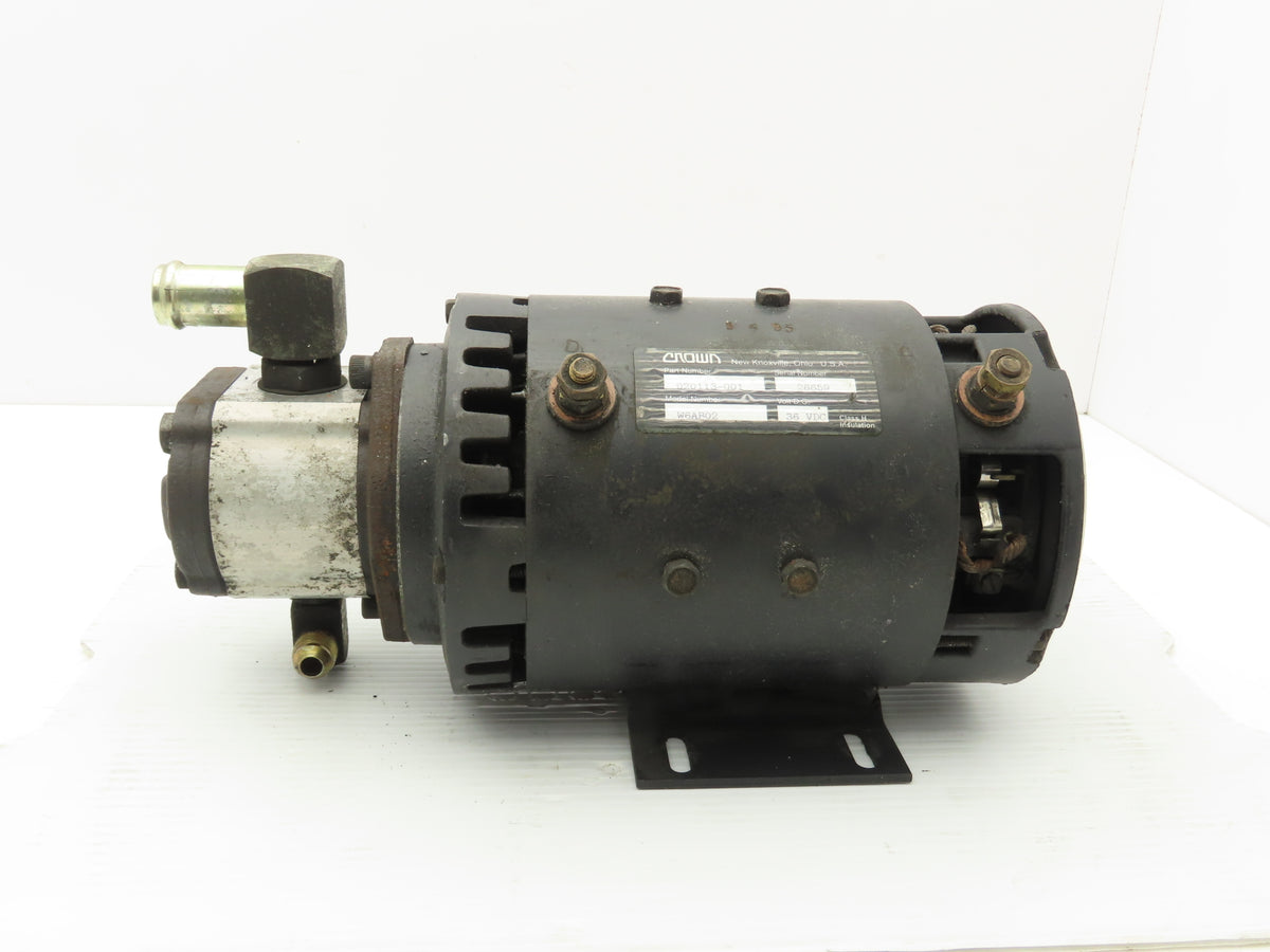 Crown 020113-001 Stand On Forklift Hydraulic Pump & Motor 36VDC Off 30RCTT