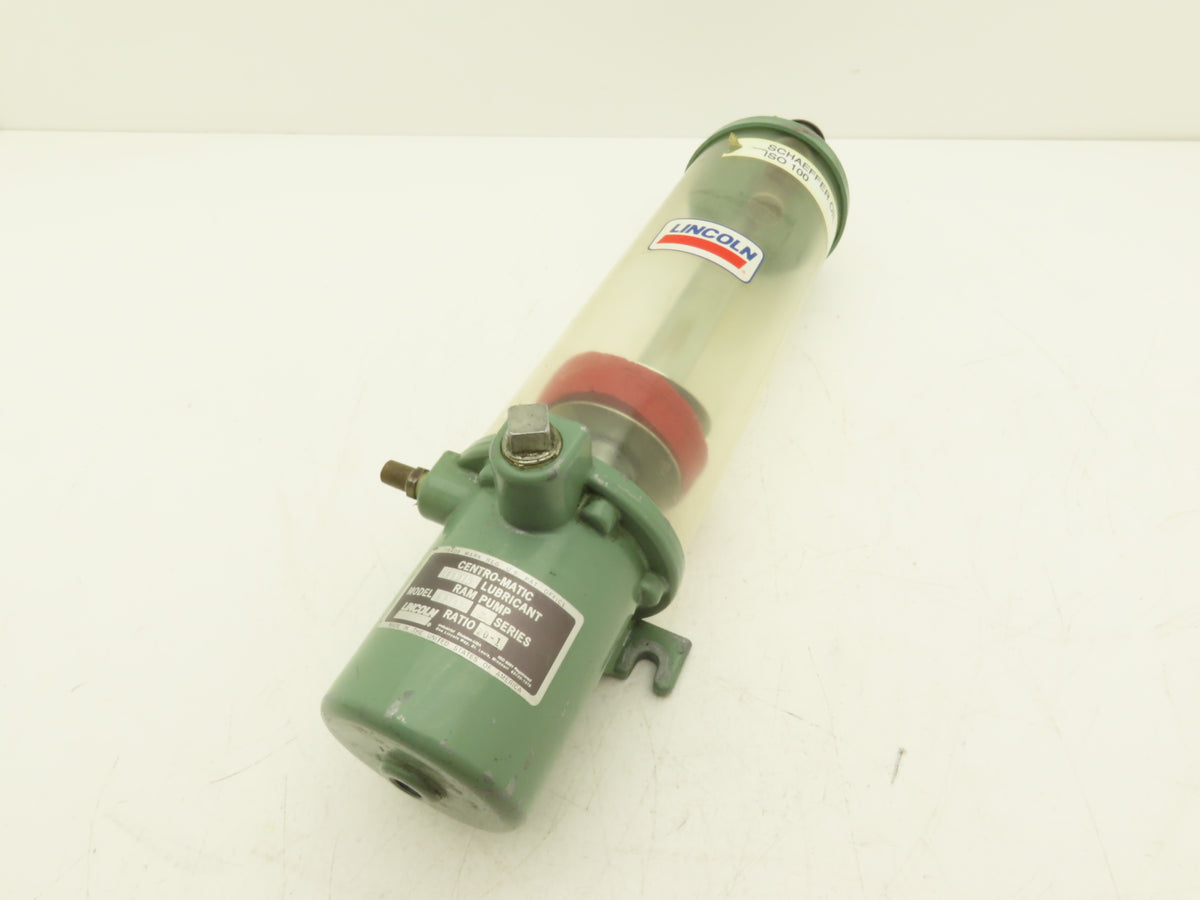 Lincoln 83667 Centro-Matic Pneumatic RAM 20:1 Grease Pump Lubricator 2 Liter