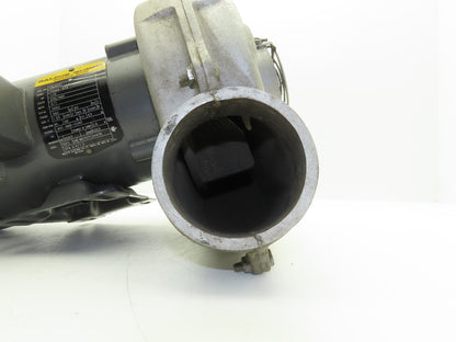 CM3537 4" Blower 1/2 Hp 3Ph Direct Drive Baldor Motor 8" Wheel Cast Aluminum