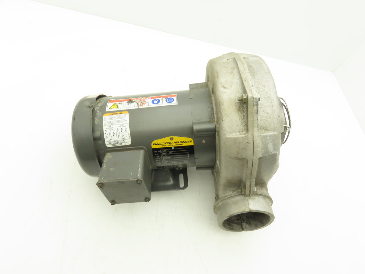 CM3537 4" Blower 1/2 Hp 3Ph Direct Drive Baldor Motor 8" Wheel Cast Aluminum