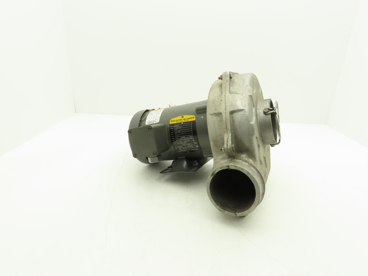 CM3537 4" Blower 1/2 Hp 3Ph Direct Drive Baldor Motor 8" Wheel Cast Aluminum