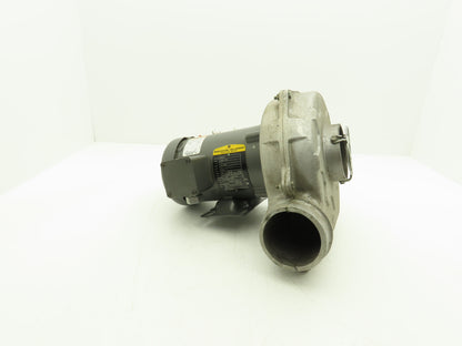 CM3537 4" Blower 1/2 Hp 3Ph Direct Drive Baldor Motor 8" Wheel Cast Aluminum