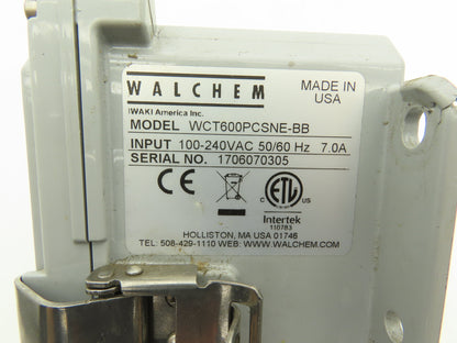 Walchem WCT600PCSNE-BB Cooling Tower Controller Ethernet ORP Panel 100-240VAC