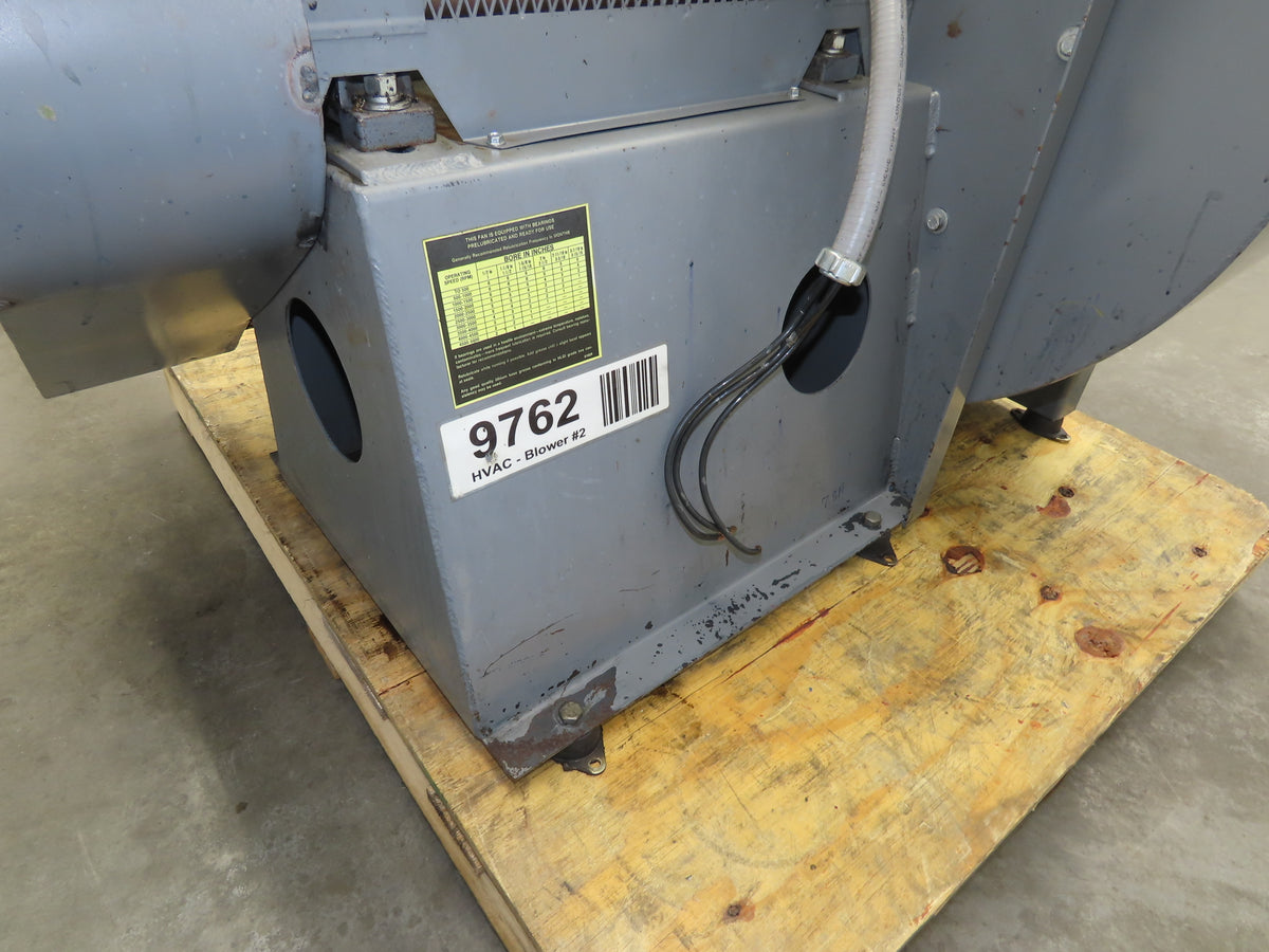 Cincinnati Fan HDBI-160 Backward Incline Blower 1725RPM 10Hp Baldor