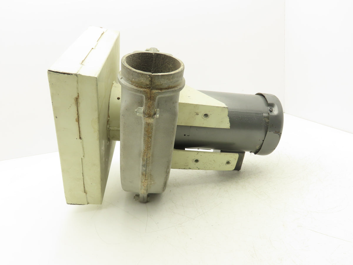 Baldor VM3550 4" Blower 1.5Hp 3Ph 208-230/460 VAC 10-1/2" Direct Drive 12"Filter