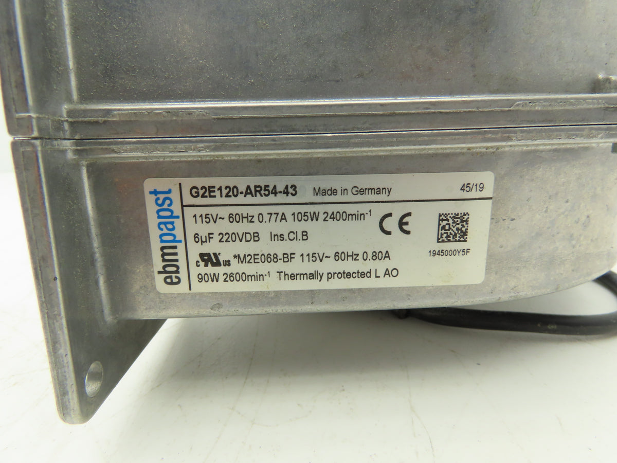 Ebmpapst G2E120-AR54-43 Fan Blower Thermal Management 115 VAC 60 Hz .77A 2"x3"
