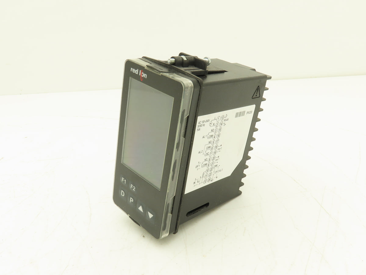 Red Lion PXU11A30 Temperature Controller 1/8 DIN PID Dual Relay RS-485 100-240V