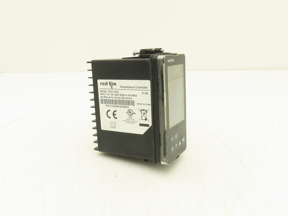 Red Lion PXU11A30 Temperature Controller 1/8 DIN PID Dual Relay RS-485 100-240V