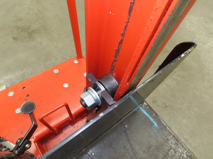 Wesco ESPL-80-3032 Economy Large Platform Hydraulic Stacker 1000 Lb. Capacity
