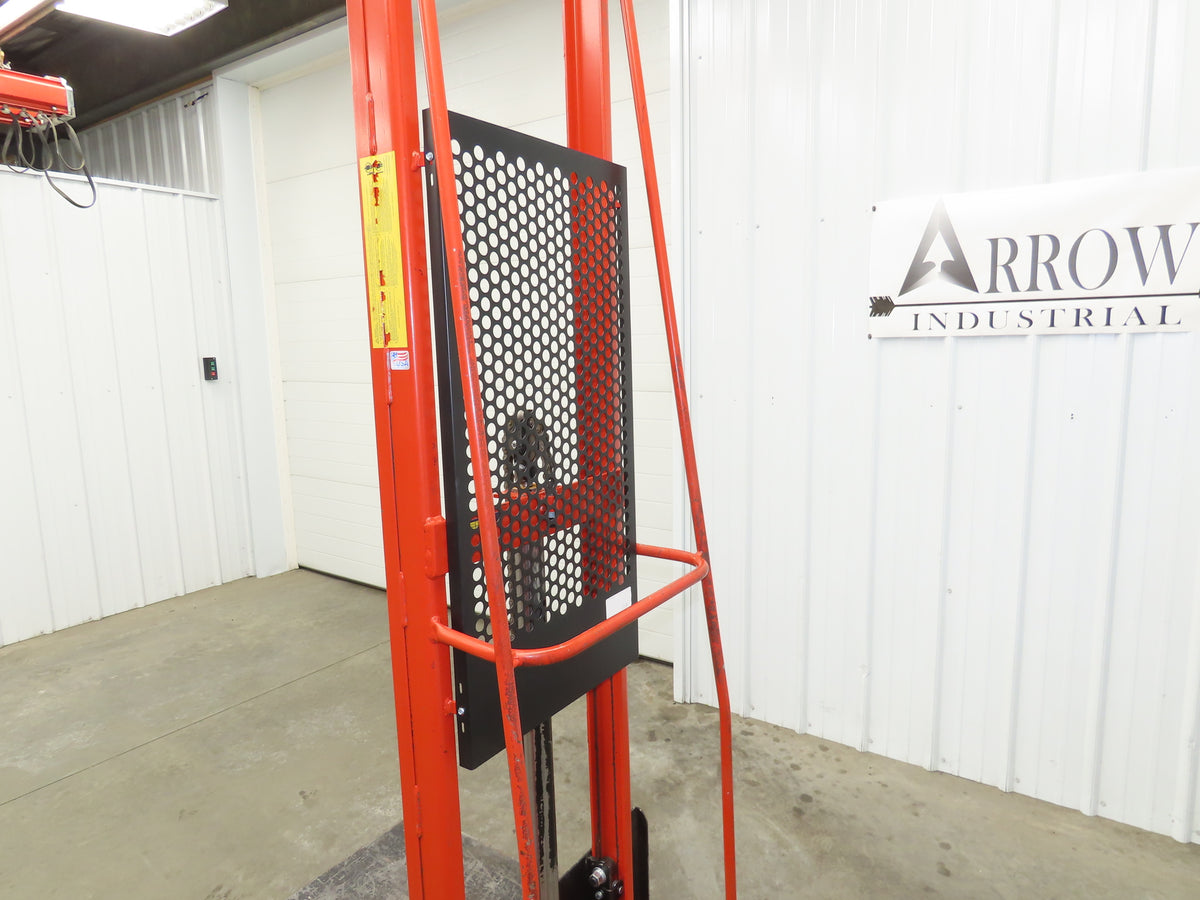 Wesco ESPL-80-3032 Economy Large Platform Hydraulic Stacker 1000 Lb. Capacity
