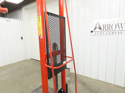 Wesco ESPL-80-3032 Economy Large Platform Hydraulic Stacker 1000 Lb. Capacity