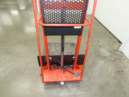 Wesco ESPL-80-3032 Economy Large Platform Hydraulic Stacker 1000 Lb. Capacity
