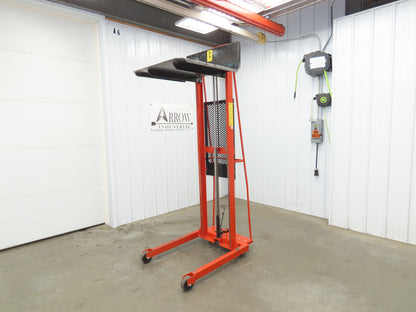 Wesco ESPL-80-3032 Economy Large Platform Hydraulic Stacker 1000 Lb. Capacity