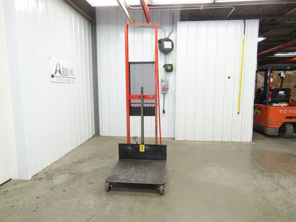 Wesco ESPL-80-3032 Economy Large Platform Hydraulic Stacker 1000 Lb. Capacity