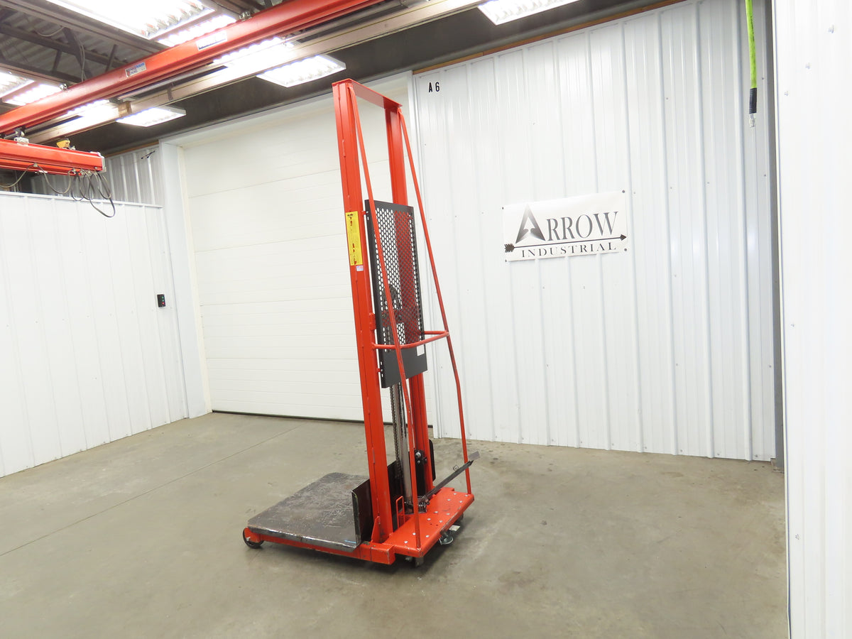 Wesco ESPL-80-3032 Economy Large Platform Hydraulic Stacker 1000 Lb. Capacity