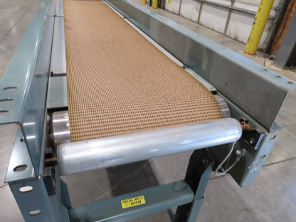 Hytrol 18"x 40' Slider Bed Conveyor 12"Belt 1Hp 230/460V 3PH Center Drive 70FPM