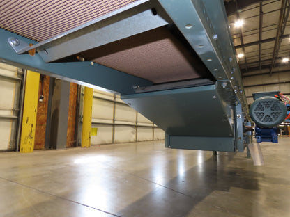 Hytrol 18"x 40' Slider Bed Conveyor 12"Belt 1Hp 230/460V 3PH Center Drive 70FPM