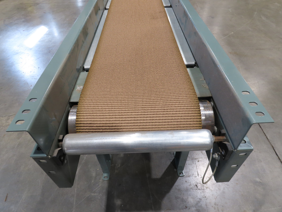 Hytrol 18"x 40' Slider Bed Conveyor 12"Belt 1Hp 230/460V 3PH Center Drive 70FPM