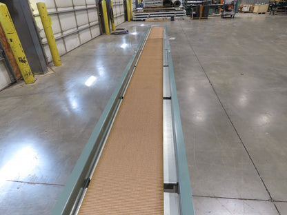 Hytrol 18"x 40' Slider Bed Conveyor 12"Belt 1Hp 230/460V 3PH Center Drive 70FPM