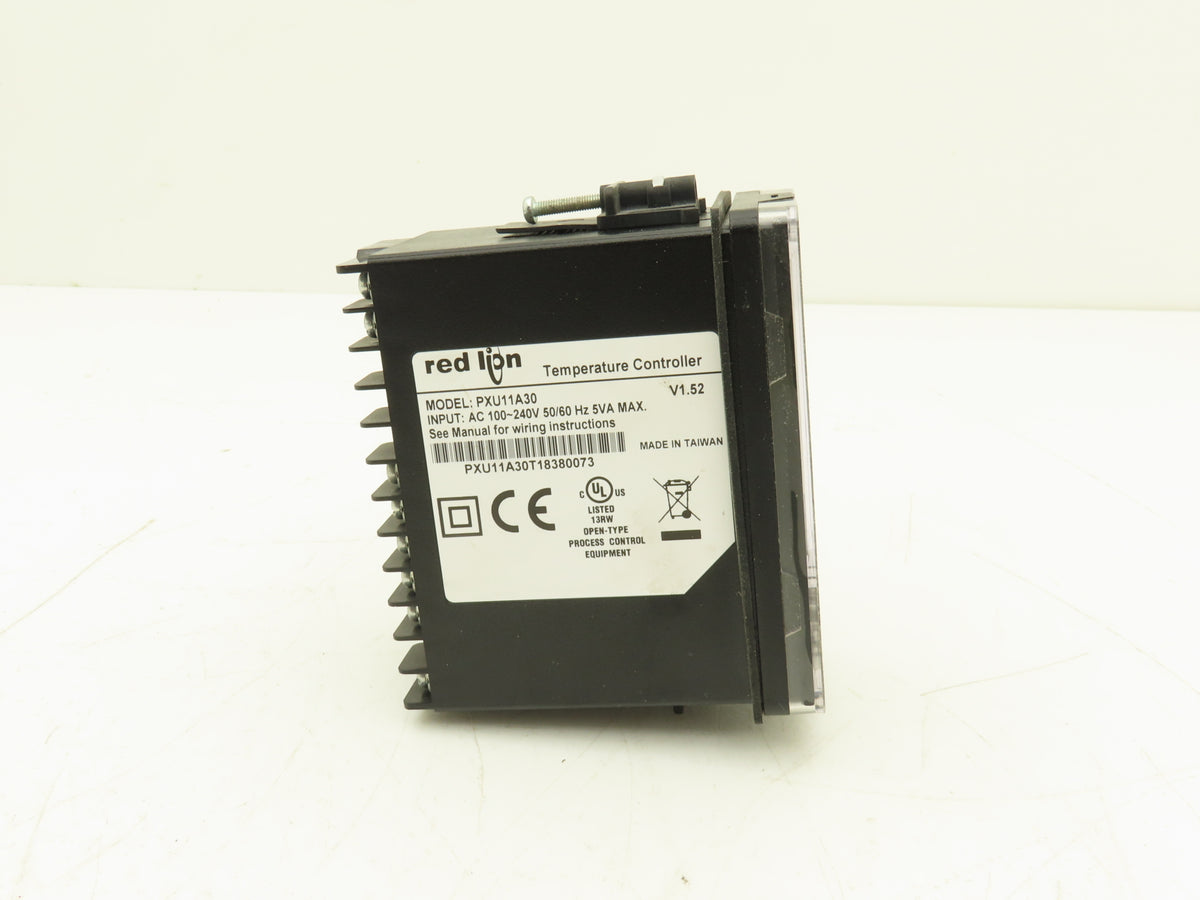 Red Lion PXU11A30 Temperature Controller 1/8 DIN PID Dual Relay RS-485 100-240V