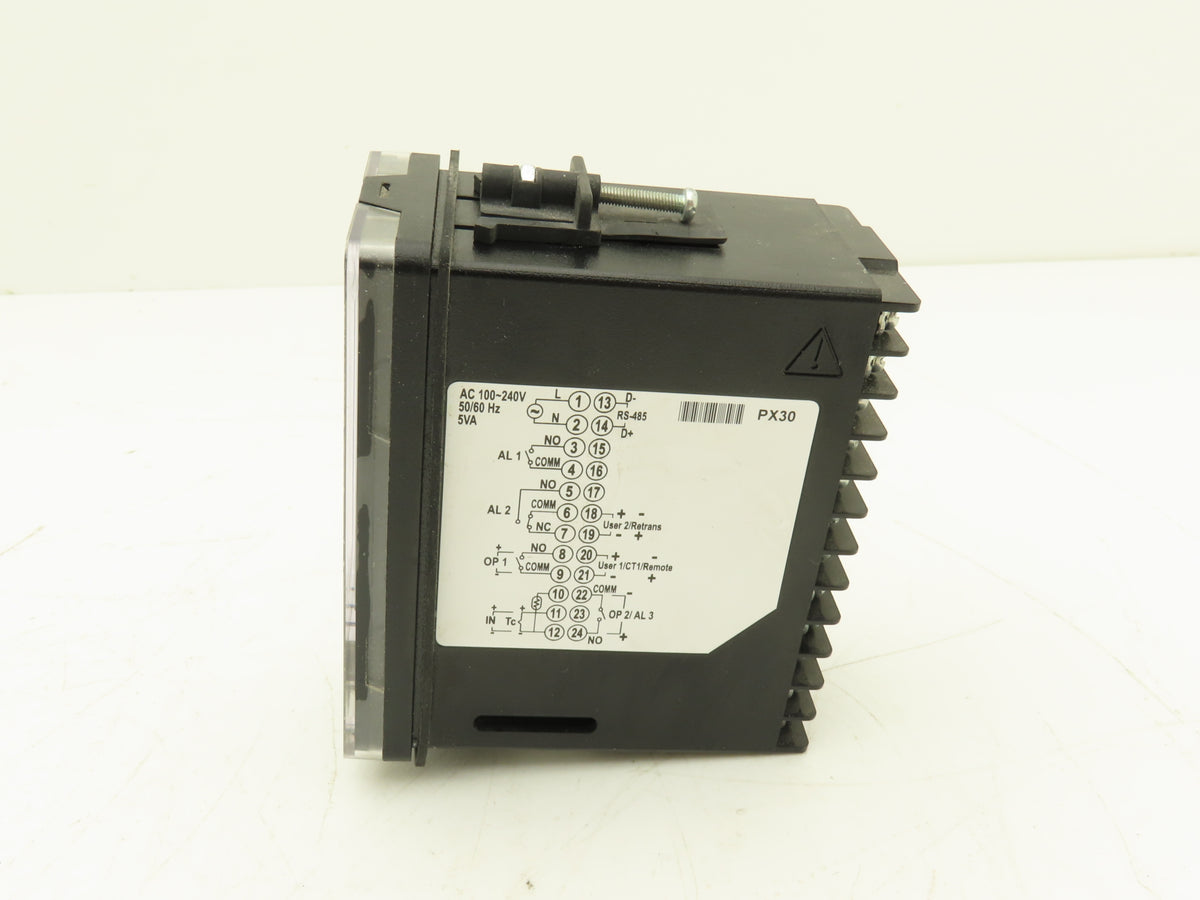 Red Lion PXU11A30 Temperature Controller 1/8 DIN PID Dual Relay RS-485 100-240V