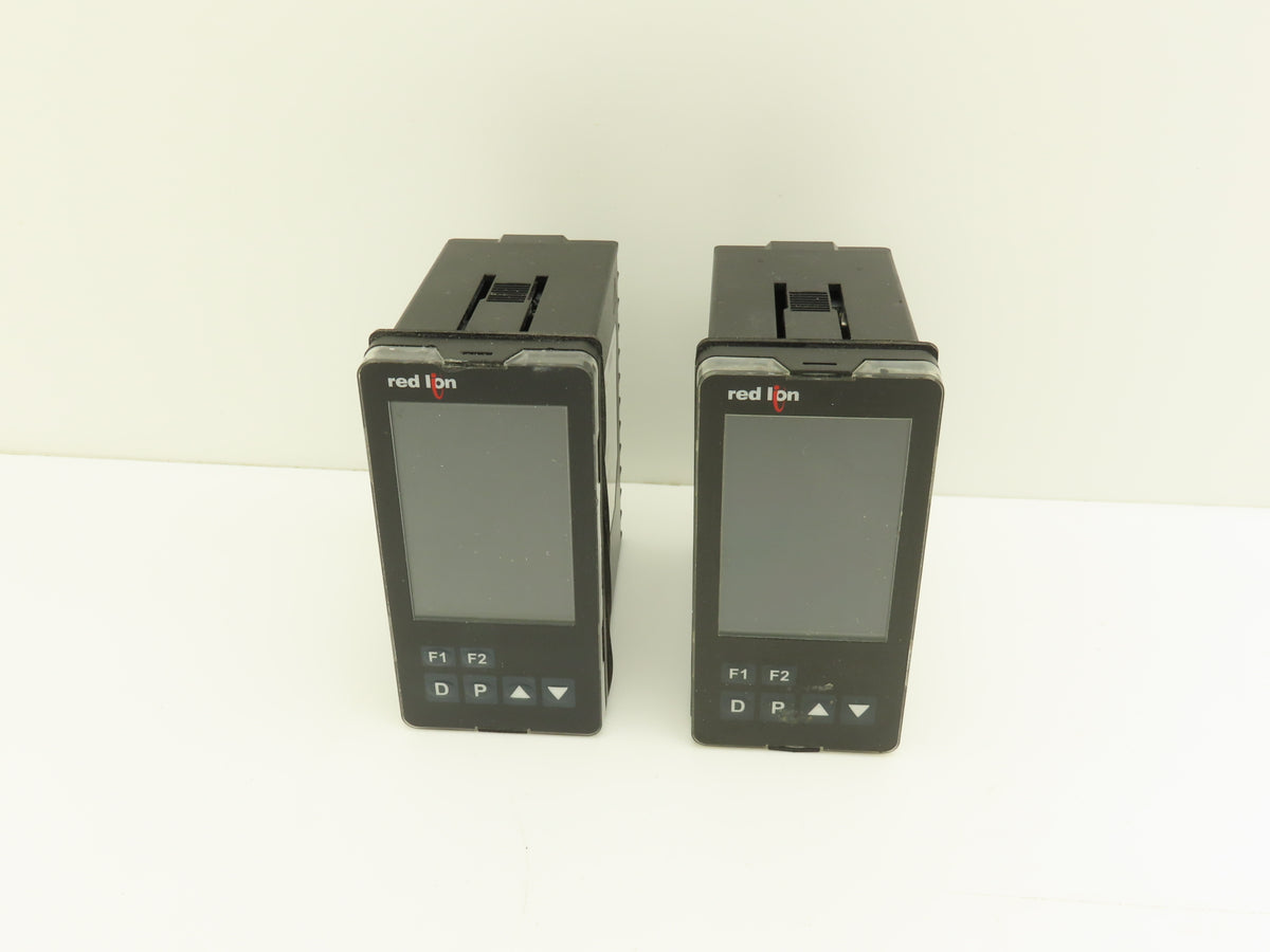 Red Lion PXU18RRAC Temperature Controller 1/8 DIN PID Dual Relay RS-485 100-240V