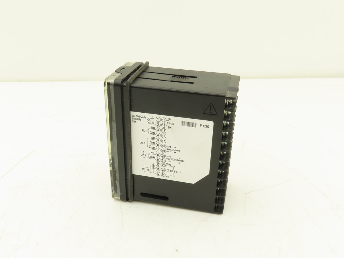 Red Lion PXU18RRAC Temperature Controller 1/8 DIN PID Dual Relay RS-485 100-240V
