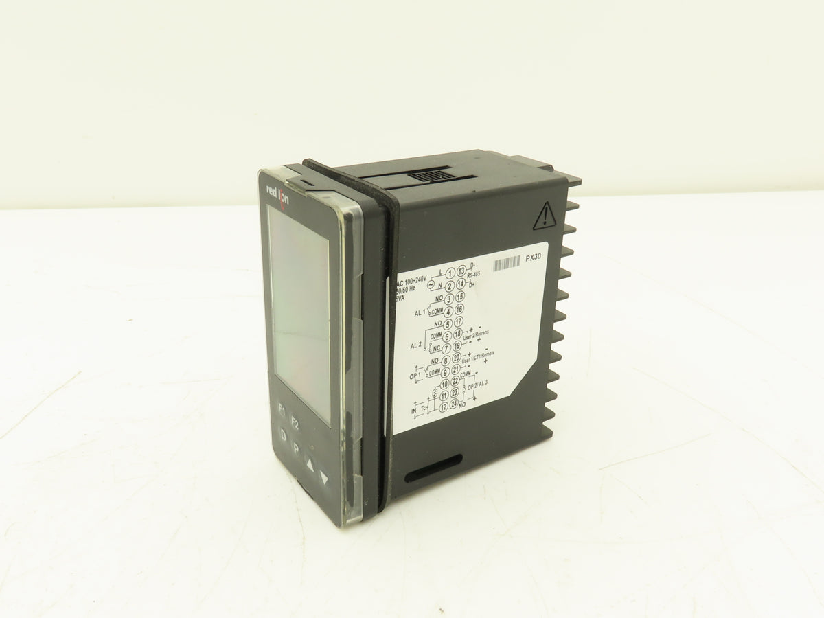 Red Lion PXU18RRAC Temperature Controller 1/8 DIN PID Dual Relay RS-485 100-240V