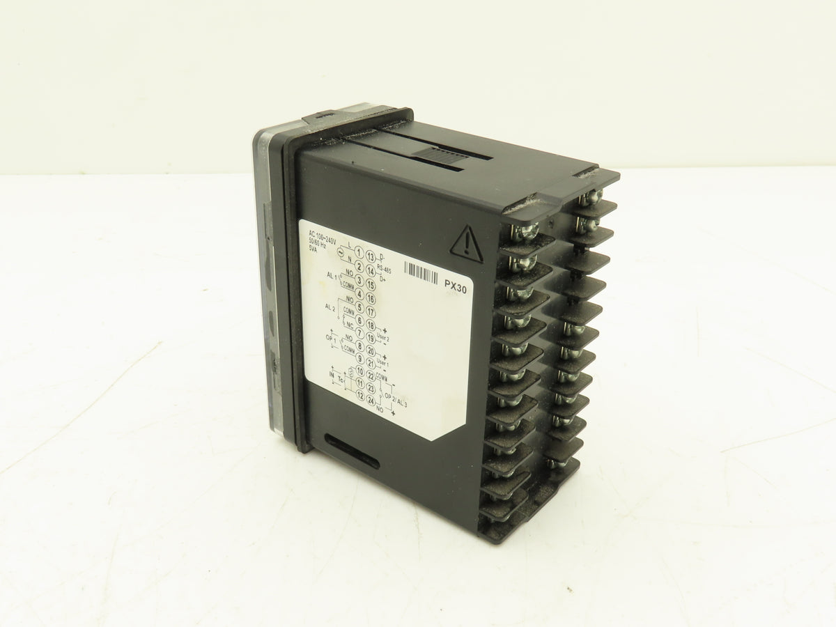 Red Lion PXU21A30 Temperature Controller 1/8 DIN PID Dual Relay RS-485 100-240V