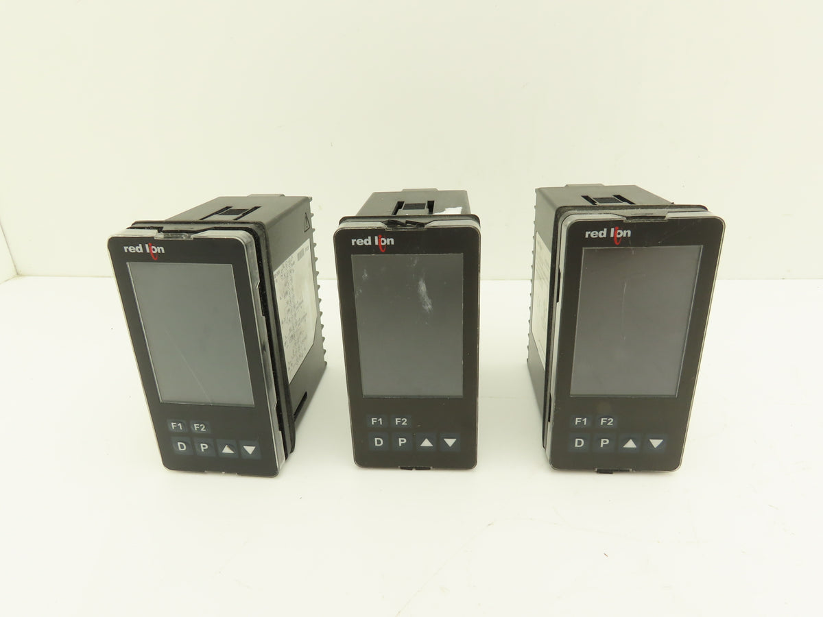 Red Lion PXU21A30 Temperature Controller 1/8 DIN PID Dual Relay RS-485 100-240V